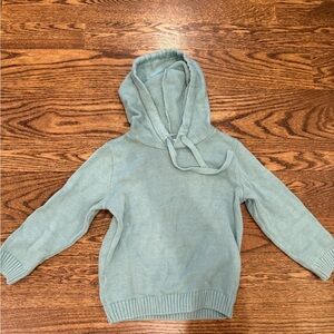 Kids Green cotton Hoodie Sweater
